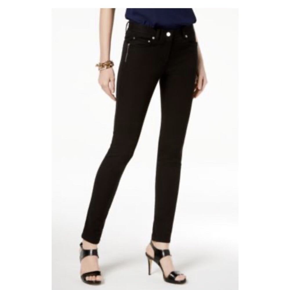 MICHAEL Michael Kors Izzy Skinny Stretchy Black Pants Jeans size 2 NWT